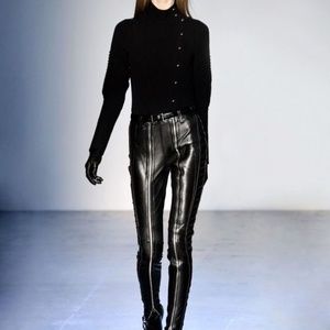 gucci leather pants womens